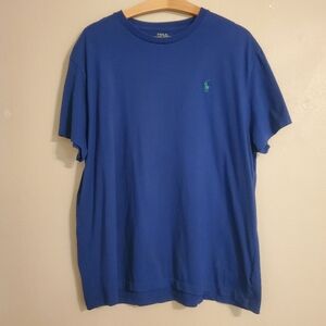 POLO RALPH LAUREN Blue Casual Classic Fit Crewneck Short Sleeve Tee Men's SZ XL